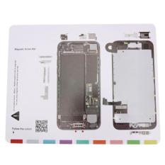 25X20 Cm Sekrup Magnetik Tikar Layar LCD Alat Pembuka untuk iPhone 7-Intl