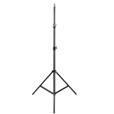 2 M Light Stand Tripod dengan 1/4 Screw Head Berat Bantalan 5 Kg untuk Studio Softbox Flash Payung Reflector Lighting, Hitam-Intl