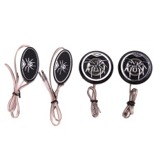 2 Pcs 150 W Auto Mobil Spider Pola Audio Loud Speaker Dome Tweeter dengan Kawat-Internasional