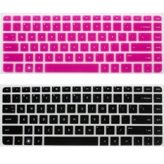 2 Pcs untuk HP 14 Inch Laptop keyboard Film Cocok untuk Model: G4 CQ45 Baru DV4 430 Line 4, 431, untuk HP1000 Film Pelindung (hitam dan Merah Merah) -Intl