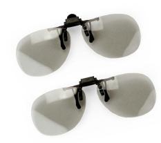 2 Pcs/lot Kualitas Clip-on 0.72mm Ketebalan 3D Kacamata untuk Miopia Menonton LG Cinema Pasif 3D TV dan 3D RealD Bioskop-Intl