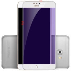 2 Pcs Ungu Light Tempered Glass untuk Samsung Galaxy C7 Pro, Premium 9 H Kekerasan 3D Melengkung Anti-Bluelight Eye-Protected Liputan Layar Penuh HD Tempered Glass Screen Protector (2 Pcs Pack) -Intl