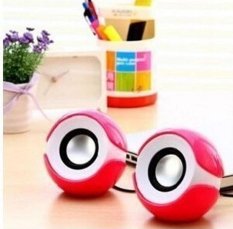 2 Pcs USB Powered Speaker PC untuk Notebook Laptop Desktop Pak 2-Intl