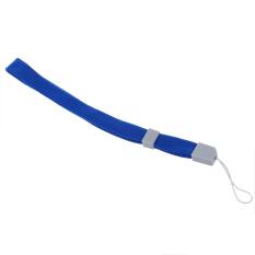 2X Tali Tangan Lanyard Biru dengan Slide untuk Telepon Kamera DS PSP MP3 MP4
