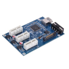 3 In 1 PCI Express PCI E 1X Slot Riser Kartu Adaptor Perpanjangan Pci-e Port (Biru)-Intl