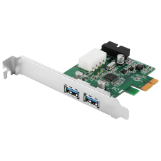 3 Port PCI-E PCI Express 2.0 to USB 3.0 Hub PC Card Adapter 5.0Gbps 19pin Add On Card for Windows XP 7 8 AC319-SZ - intl