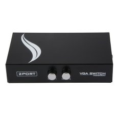 3 Port VGA/SVGA Switch Monitor Manual Pemilih Switcher Kotak untuk TV PC LCD-Intl
