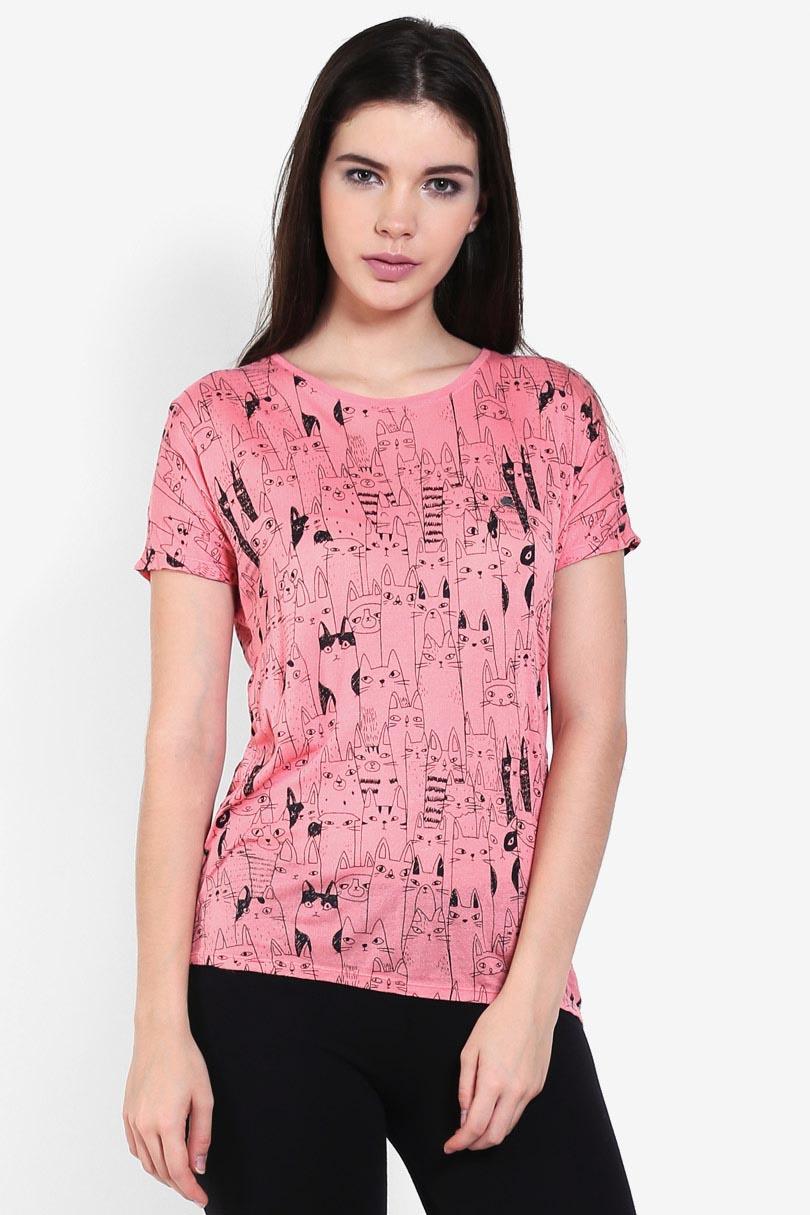 3 Second Ladies Tshirt Pink Diskon discount murah bazaar baju celana fashion brand branded