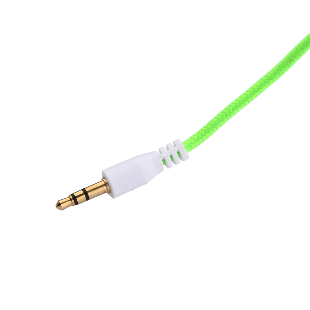 3.5 Mm Jack Kabel Tambahan Untuk Kabel Audio Stereo Male Hijau Muda