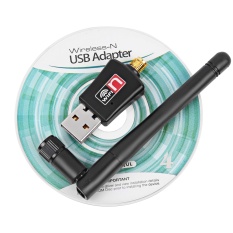 300Mbps Wireless Wifi Adapter With 2dB Antenna USB Wifi Receiver Lan Network Card 802.11n/b/g For PC Computer Desktop MCC897 - intl