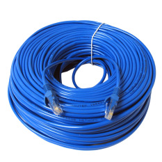 30 M RJ45 Cat5e Lan Ethernet Kabel Jaringan Ethernet untuk PC Ruter Internet Biru