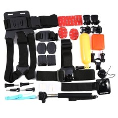 Kamera Aksi 32-Dalam-1 Perlengkapan Aksesori untuk GoPro Pahlawan 4 3 + 3Sj4000Sj5000 Sj6000 Olahraga Kamera- internasional