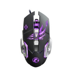 3200 Dpi Makro Pemrograman Adjustable Wired USB LED Gaming Mouse-Internasional