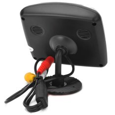 3.5 Inches Mobil Rearview LCD Monitor/E350 Waterproof RearviewCameraSystem W/7-LED-Hitam-Internasional