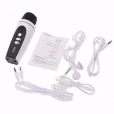 3.5mm Mini Singing Karaoke Microphone Mic HP (Iphone/Samsung/SOny/Android/Zenfone,Dll) PC Laptop + Reverberation