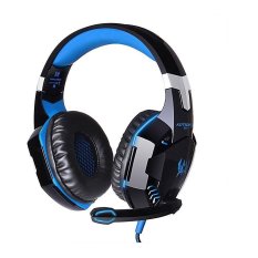 3.5mm Stereo Pro Gaming Headset LED Headphone dengan MIC untuk PS4 PC Laptop-Intl