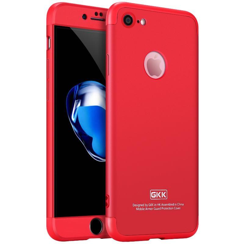ZZOOI 360 Derajat Pelindung Case S untuk iPhone 7 Case Sarung Penuh Telepon Mewah Case untuk