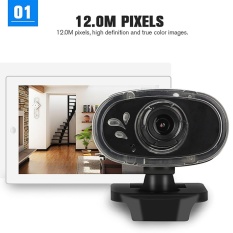 360 Derajat Rotasi 12 Juta Piksel Definisi Tinggi Kamera Mikrofon Tanam dan Peredam Suara 10 M-Intl