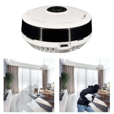 360 ° Kamera Keamanan Tersembunyi Monitor Tidak Ada Daerah Buta Fisheye Kamera Nirkabel-Internasional