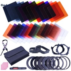 38 Pcs Square 24 Warna ND Filter Lens Set Kit dengan Filter Holder ADAPTER (Multicolor)-Intl