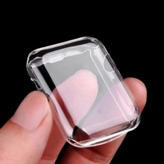 2 Pcs 38mm Apple Watch Case IPhone Watch Tpu Pelindung Layar All-around Cover Ultra Tipis untuk Aku Watch Seri 2-Intl