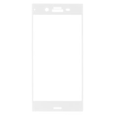 3D Liputan Lengkap Pelindung Anti Gores untuk Sony Xperia XZ1-Putih-Intl