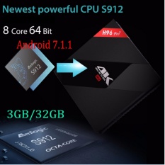 3G/32G H96 PRO PLUS + Amlogic S912 H96 Pro Plus Android 7.1 TV Box Octa Core 2.4G/5.8G WiFi BT4.1 H.265 4 K H96 Media Player