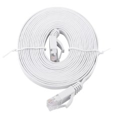 3 M RJ45 CAT6 Jaringan Ethernet Kabel LAN Datar UTP Patch Kabel Router 1000 M-Intl