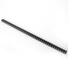 3 pcs Strip Tin PCB Female IC Pecah 40pin Single Row Round Soket Header