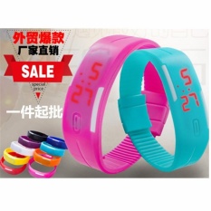 3 * PcsFactory Langsung Penjualan Baru LED Smart Sentuh Elektronik Gelang Olahraga Watch 15 Warna Spot Pabrik Grosir -Intl