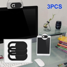 3 Pcs/set 0.03in Ultra-tipis Plastik Webcam Kamera Cover Shutter Melindungi Smartphone Laptop Notebook-Intl