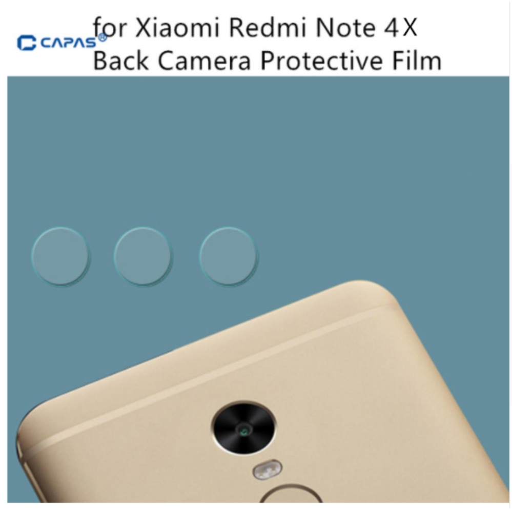 3x Pelindung Layar Kamera Kaca Fiber Back Lensa Kamera Film Pelindung untuk Xiaomi Redmi Catatan 4X-Intl