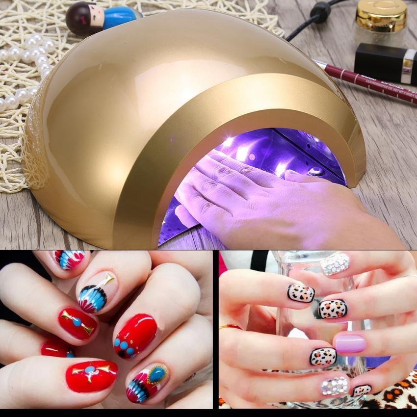 4 Jenis Modis UV LED Penginderaan Otomatis Lampu Kuku Dryer Light Mesin untuk Semua Gel EU Plug-Intl