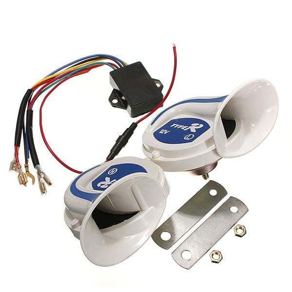 4 Pcs 12 V Electric Digital Sirene Siput Keras 115DB Klakson Udara 18 Jenis Suara Mobil Van Perahu-Internasional