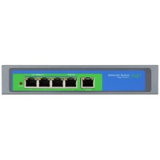 4 Port 100 Mbps Ieee802.3at PoE Saklar/injector Power Overethernetfor IP Camera VoIP AP Perangkat 104poe-m-at-Intl