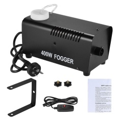 400 Watt Fogger Kabut Asap Mesin dengan Berkabel Jarak Jauh Pengendali untuk Pesta Konser Live DJ Bar KTV Tahap Efek- internasional