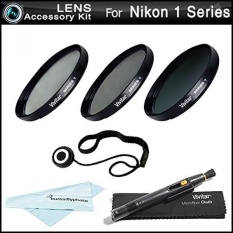 40.5mm Filter Kit For Nikon 1 J1, Nikon 1 V1, Nikon 1 J2, Nikon 1 J4, Nikon 1 S2 Mirrorless Digital Camera (That Use 10-30mm, 30-110mm, 10mm Lenses) Includes 40.5mm 3PC Filter Kit (UV, CPL, FLD)+ More