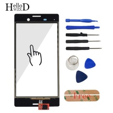 4.8 Inch Layar Sentuh Kaca Panel Digitasi untuk Sony Xperia M4 Aqua E2303 E2333 E2353 Lensa Kabel Fleks Sensor + Alat Gratis Perekat (Hitam) -Intl