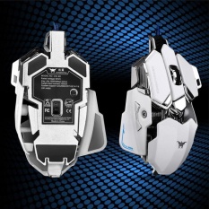 4800 DPI Optik Kabel Permainan Usb Mouse Tikus untuk OS Mac Windows PC Wh-Intl