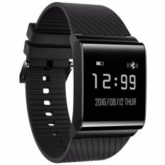 4connect X9 Plus Blood Pressure & Oxygen with Heart Rate Monitor with Activity tracker Smartwatch- Black