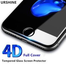 4D Curved Edge Tempered Glass untuk IPhone 6 6 S Full Cover Pelindung Pelindung Film Layar PREMIUM untuk IPhone 6 S 4.7