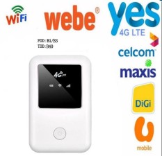 4G Wifi Router 100 Mbps Seluler Hotspot MiFi Modem Broadband untuk Digi, Celcom, Maxis, U Seluler, Ya 4G, Webe-Internasional