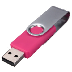 4 GB USB 2.0 Flash Memory Tongkat Pena Drive Penyimpanan Disk U Lipat (berwarna Merah Muda)
