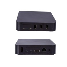 4K Android Smart TV Box S905W Quad Core 1G+8G 3D WIFI Media Player + Remote Plug:EU - intl