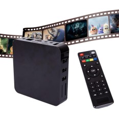 4K Android Smart TV Box S905W Quad Core 1G+8G 3D WIFI Media Player + Remote Plug:UK - intl