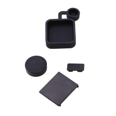 4 Pcs Pelindung Lensa Pintu Baterai Case Cap Kit Tutup untuk GoPro HERO 3 + 4 Kamera-Intl