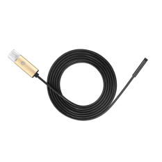 5.5mm Lensa 6 LED 2 M 2IN1 PC dan Android Endoskopi WaterproofInspection Borescope Tube CMOS Kamera (Emas) -Intl