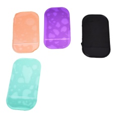 5 X Car Anti-slip Pad Adhesive Holder Pad untuk Ponsel, Navi Seperti HTC IPHONE 6 5 S 5C, Pink/Hitam/CLEAR/Hijau/Ungu-Intl