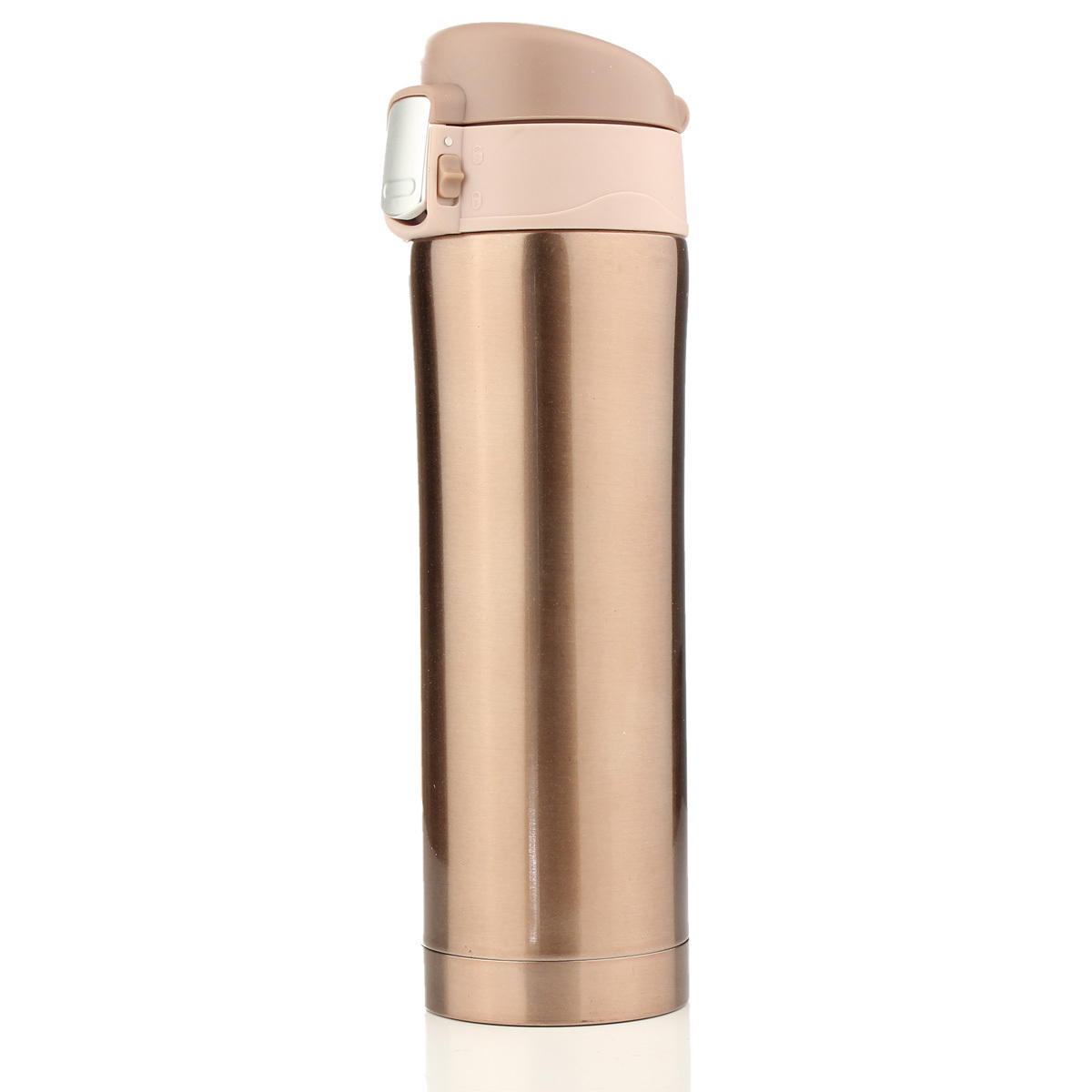 500 ml air kopi cangkir perjalanan teh botol termos Stainless Steel vakum Piala Emas