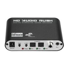 5.1 Audio Rush SPDIF Coaxial Ke 5.1/2.1 Channel DTS/AC-3 Audio Decoder Surround Sound Rush untuk STB DVD Player HD Player Xbox 360 EU Plug-Intl